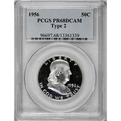 1956 50C Type Two Deep Cameo PR68 PCGS