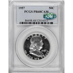 1957 50C Cameo PR68 PCGS