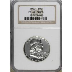 1959 50C Cameo PR67 NGC