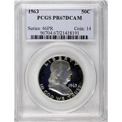 1963 50C Deep Cameo PR67 PCGS