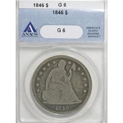 1846 $1 G6 ANACS