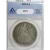 Image 1 : 1859-S $1 VG8 ANACS