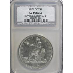 1874-CC T$1 AU50 CSN