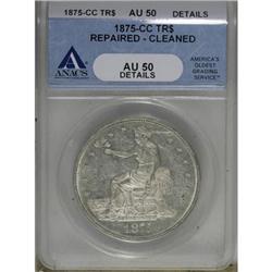 1875-CC T$1 AU50 ANACS