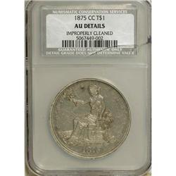 1875-CC T$1 AU50 CSN