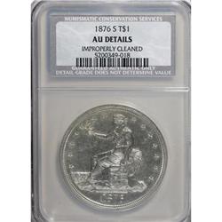 1876-S T$1 AU50 CSN