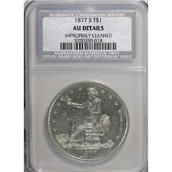 1877-S T$1 AU50 CSN