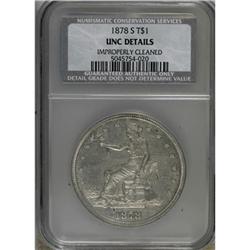 1878-S T$1 MS60 CSN
