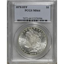 1878 8TF $1 MS64 PCGS