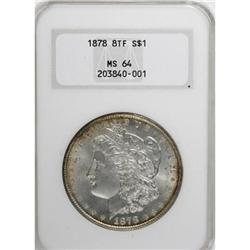 1878 8TF $1 MS64 NGC
