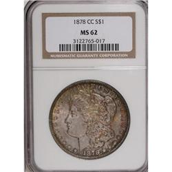 1878-CC $1 MS62 NGC