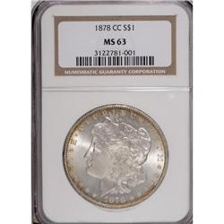 1878-CC $1 MS63 NGC