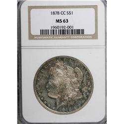 1878-CC $1 MS63 NGC