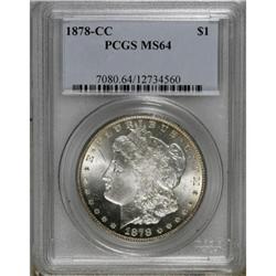 1878-CC $1 MS64 PCGS