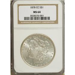1878-CC $1 MS64 NGC