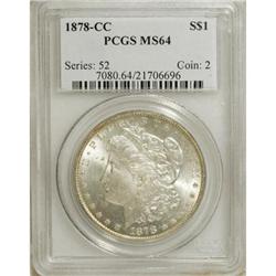 1878-CC $1 MS64 PCGS