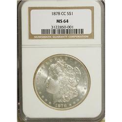 1878-CC $1 MS64 NGC