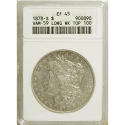 1878-S $1 XF45 ANACS