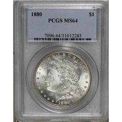 1880 $1 MS64 PCGS
