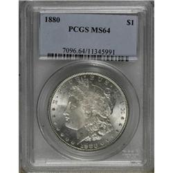 1880 $1 MS64 PCGS