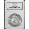 Image 1 : 1880-CC $1 MS62 NGC