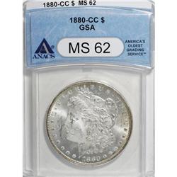 1880-CC $1 MS62 ANACS