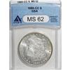 Image 1 : 1880-CC $1 MS62 ANACS