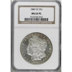 1880-CC $1 Prooflike MS63 NGC