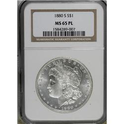 1880-S $1 Prooflike MS65 NGC