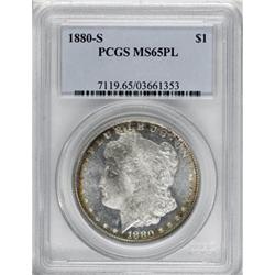 1880-S $1 Prooflike MS65 PCGS