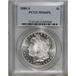 1880-S $1 Prooflike MS66 PCGS