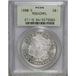 1880-S $1 Deep Mirror Prooflike MS64 PCGS