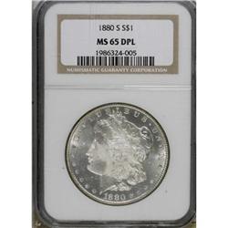 1880-S $1 Deep Mirror Prooflike MS65 NGC