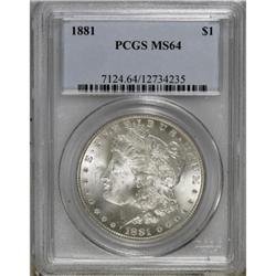 1881 $1 MS64 PCGS