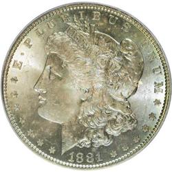 1881 $1 MS64 PCGS