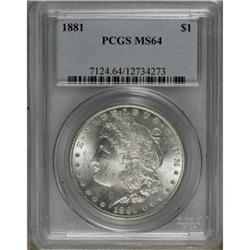 1881 $1 MS64 PCGS