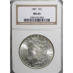 1881 $1 MS65 NGC