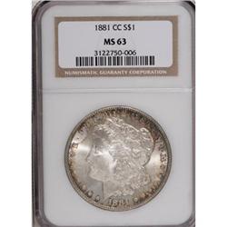 1881-CC $1 MS63 NGC