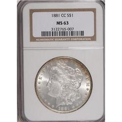 1881-CC $1 MS63 NGC