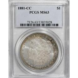 1881-CC $1 MS63 PCGS