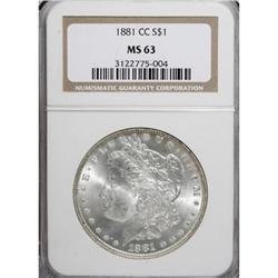 1881-CC $1 MS63 NGC