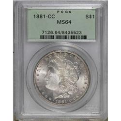 1881-CC $1 MS64 PCGS