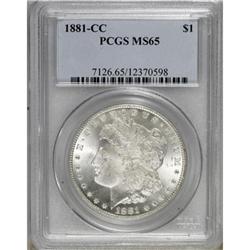 1881-CC $1 MS65 PCGS
