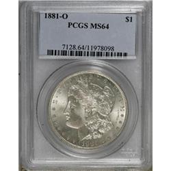 1881-O $1 MS64 PCGS