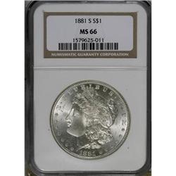 1881-S $1 MS66 NGC
