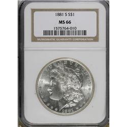 1881-S $1 MS66 NGC