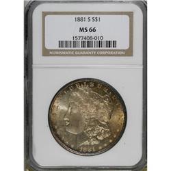 1881-S $1 MS66 NGC