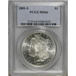 1881-S $1 MS66 PCGS