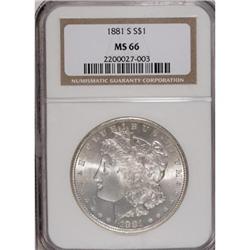 1881-S $1 MS66 NGC