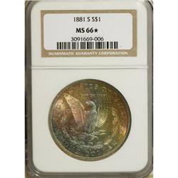 1881-S $1 MS66 NGC